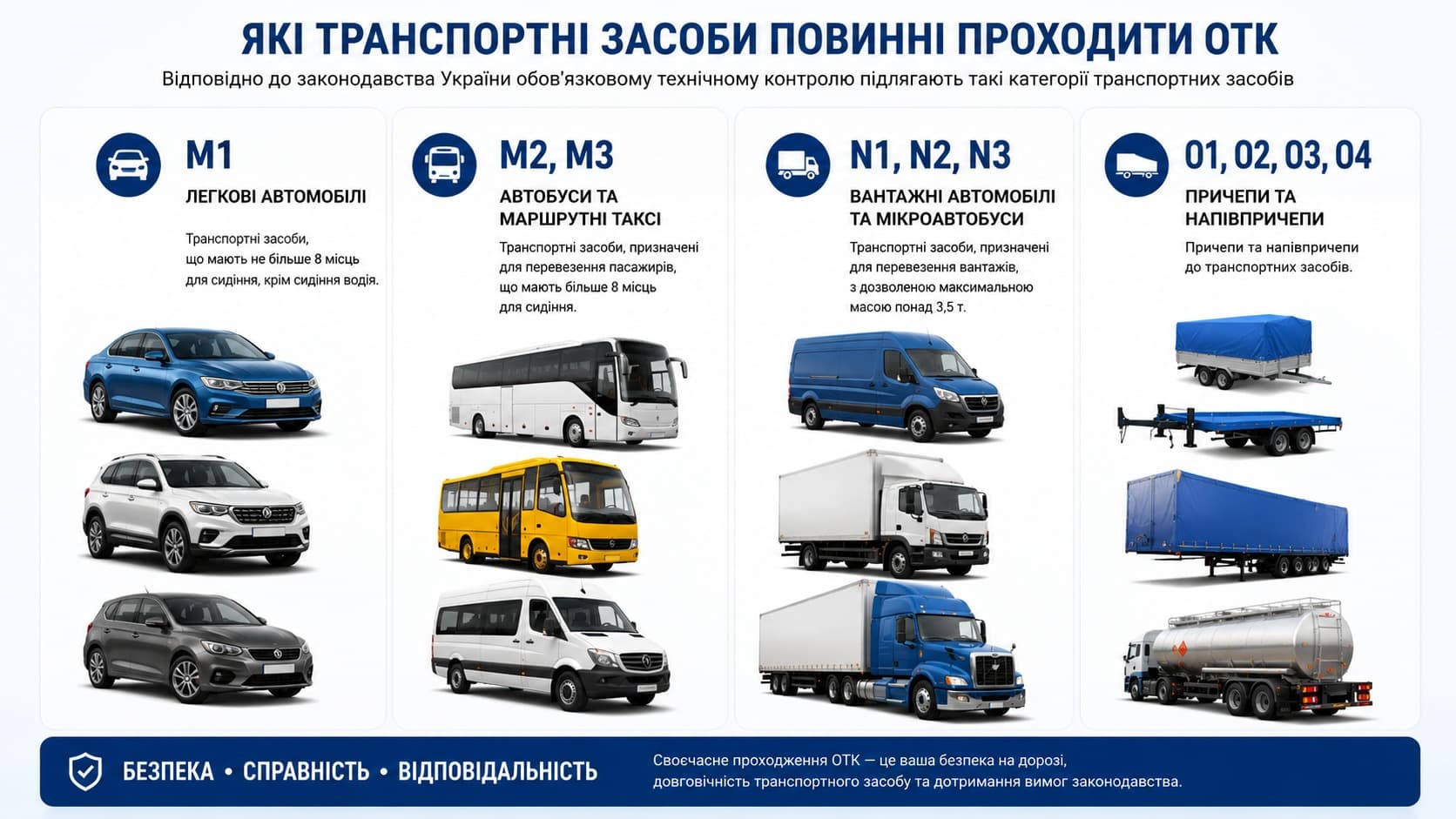 Які автомобілі повинні проходити техогляд?